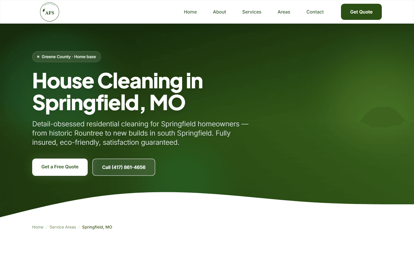 Always Forward Solutions — City landing pages