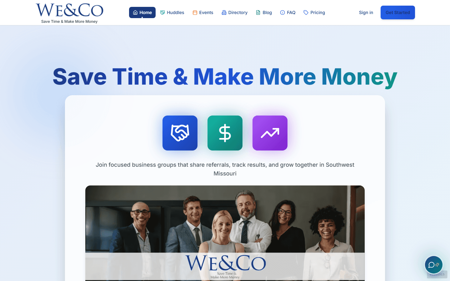 We&Co — Platform-grade build